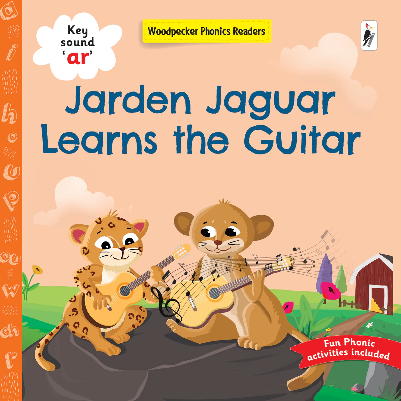 KTC00242 - Woodpecker Phonics Readers - Jarden Jaguar Learns The Guitar