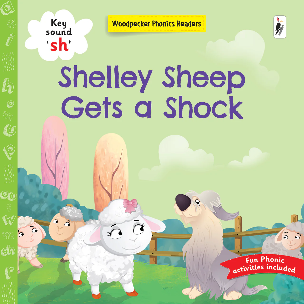 KTC00243 - Woodpecker Phonics Readers - Shelley Sheep Gets A Shock