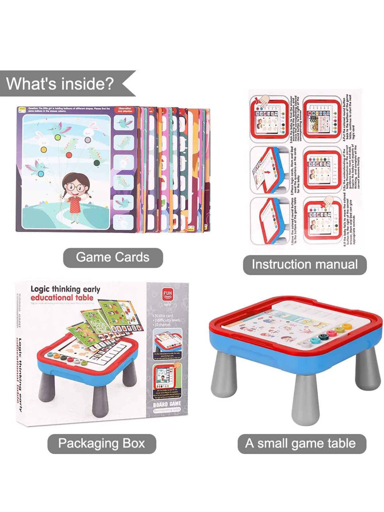 KTC01220 - Logic Thinking Early Educational Table - 2