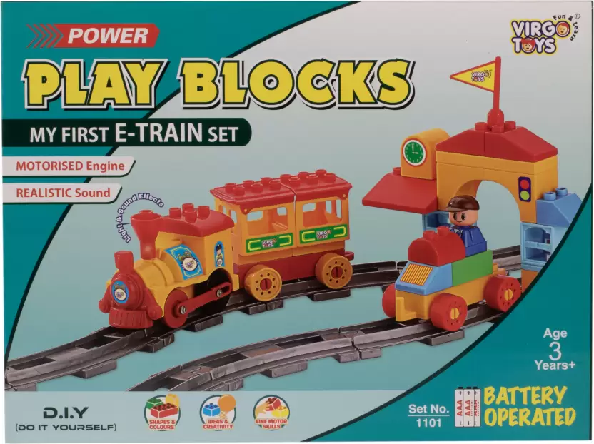 KTC01226 - Power Play Blocks - My First E-Train Set - 0