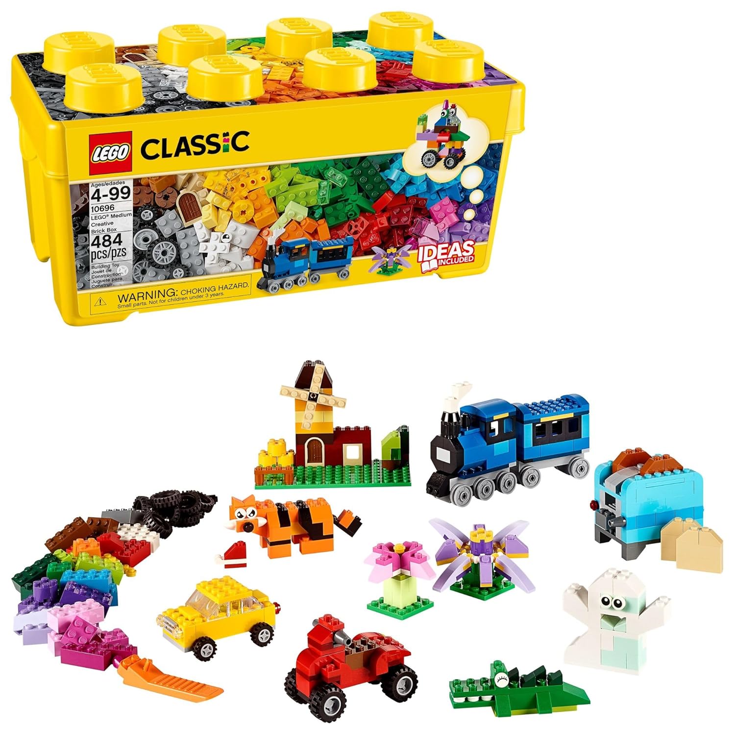 KTC01230 - LEGO Classic Medium Creative Brick Box (484 Pieces) - 0