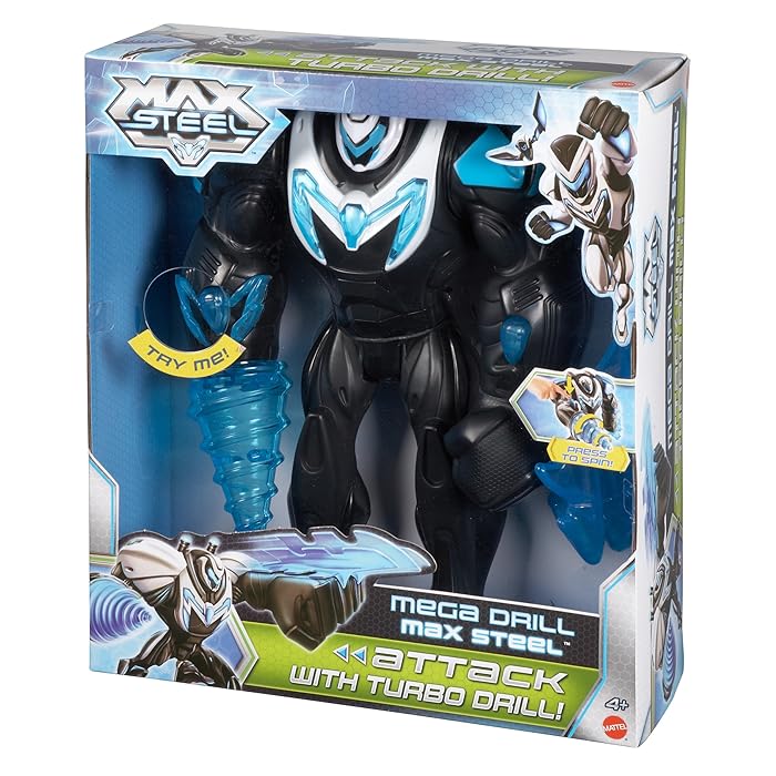 KTC01240 - Max Steel Action Figure With Turbo Drill - 1