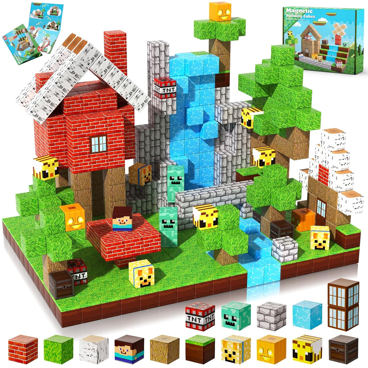 KTC01266 - Magnetic Building Cubes (100 Pieces)