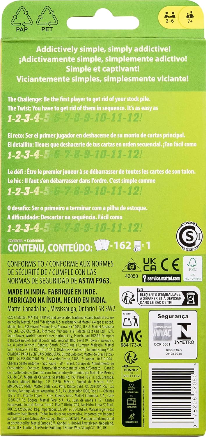 KTC01267 - Skip-Bo Card Game - 2