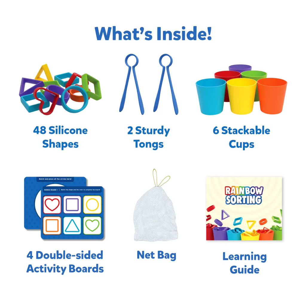 KTC01275 - Silicone Rainbow Sorting | Sorting, Counting & Sequencing Toy - 2