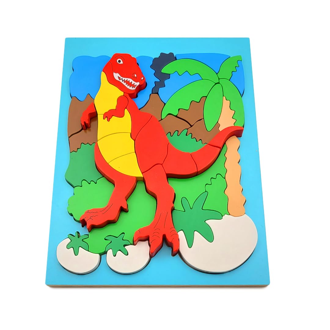 KTC01277 - Wooden Dinosaur Adventure Puzzle